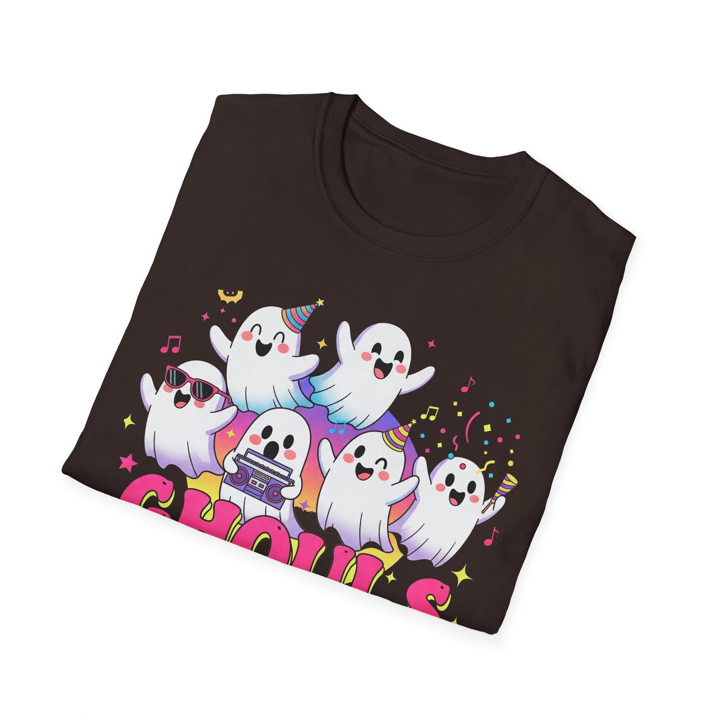 Ghoulish Fun T-Shirt, Ghost Theme Tee, Unisex Halloween Shirt, Cute Spooky Apparel, Fun Costume Idea, Party Outfit