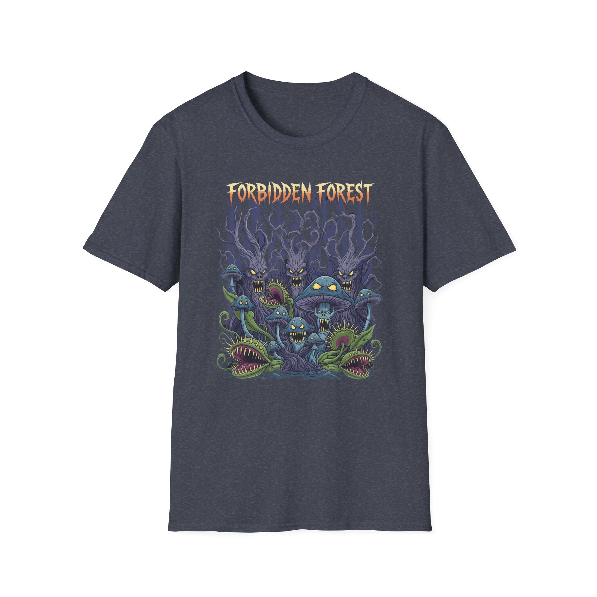 Forbidden Forest Graphic T-Shirt for Nature Lovers & Mystical Vibes, Gift for Halloween, Casual Wear, Adventure Tee, Unique Design