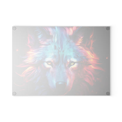 Wolf Aurora Glass Cutting Board