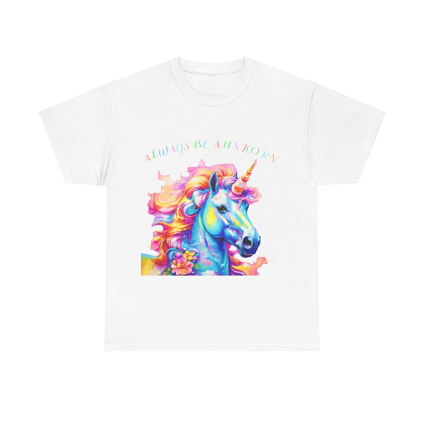 Always Be A Unicorn Unisex Heavy Cotton Tee