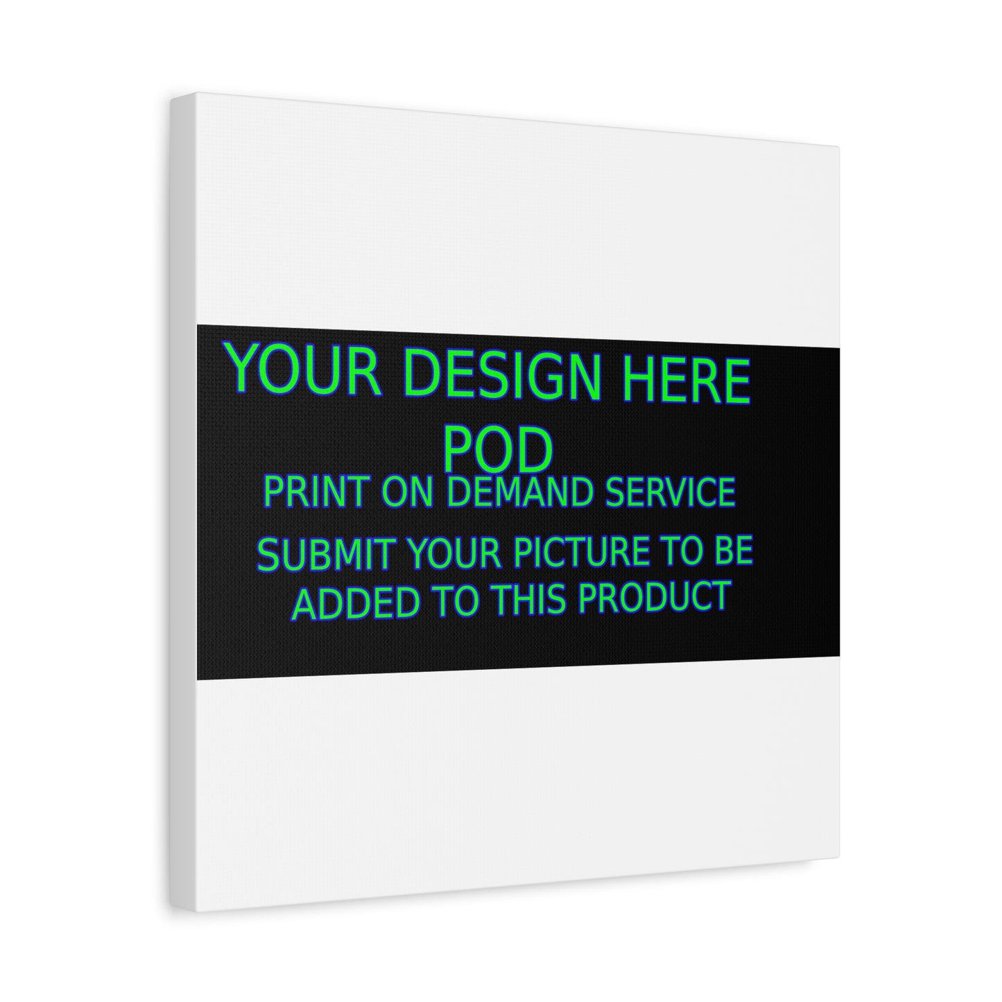 Custom Matte Canvas Print - Create Your Design