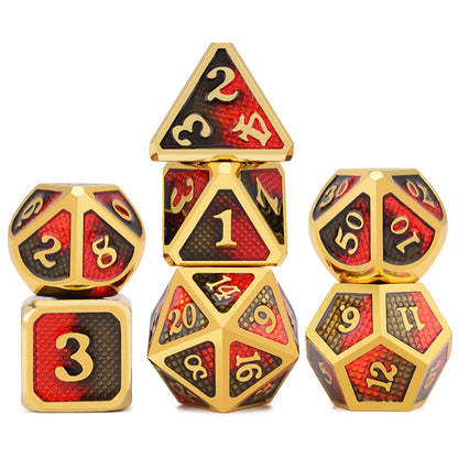 Metal game dice