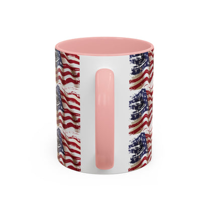 Juniata Terrace Fire 2025 Patriotic Firefighter Accent Coffee Mug - 11oz & 15oz