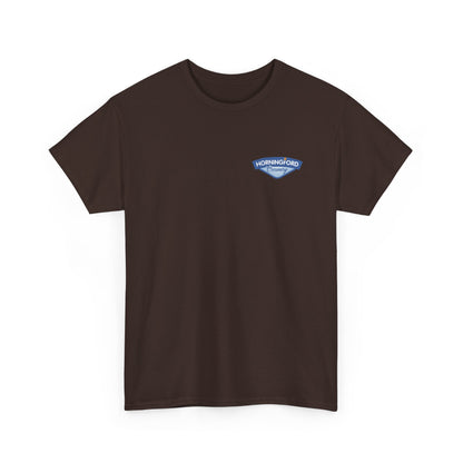 Horningford Creamery Unisex Heavy Cotton Tee - Farm Fresh Design with Cow Graphic