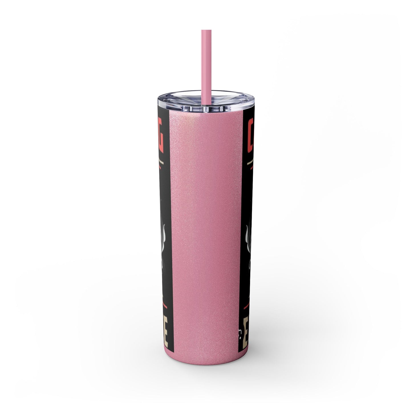 Care Giving Skinny Tumbler with Straw, 20oz