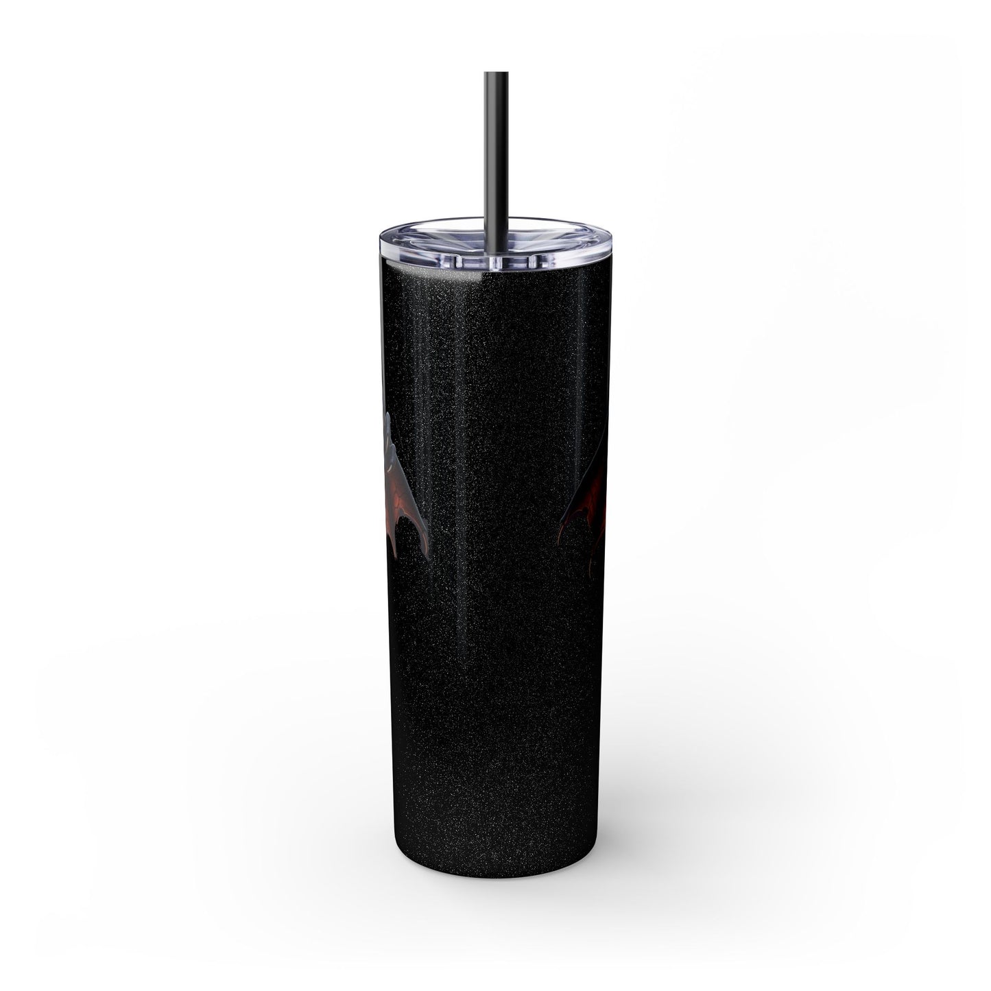 Halloween Gargoyle Skinny Tumbler with Straw, Spooky Drinkware, Perfect for Parties, Fall Decor, Trick or Treat Gifts