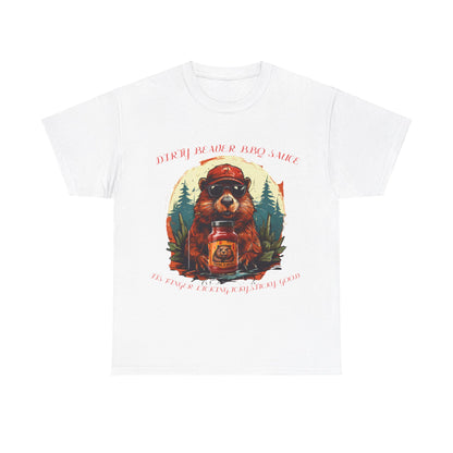 Dirty Beaver BBQ Sauce Unisex Heavy Cotton Tee