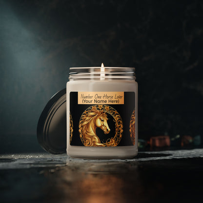 Number One Horse Lover Customizable candle 9 oz