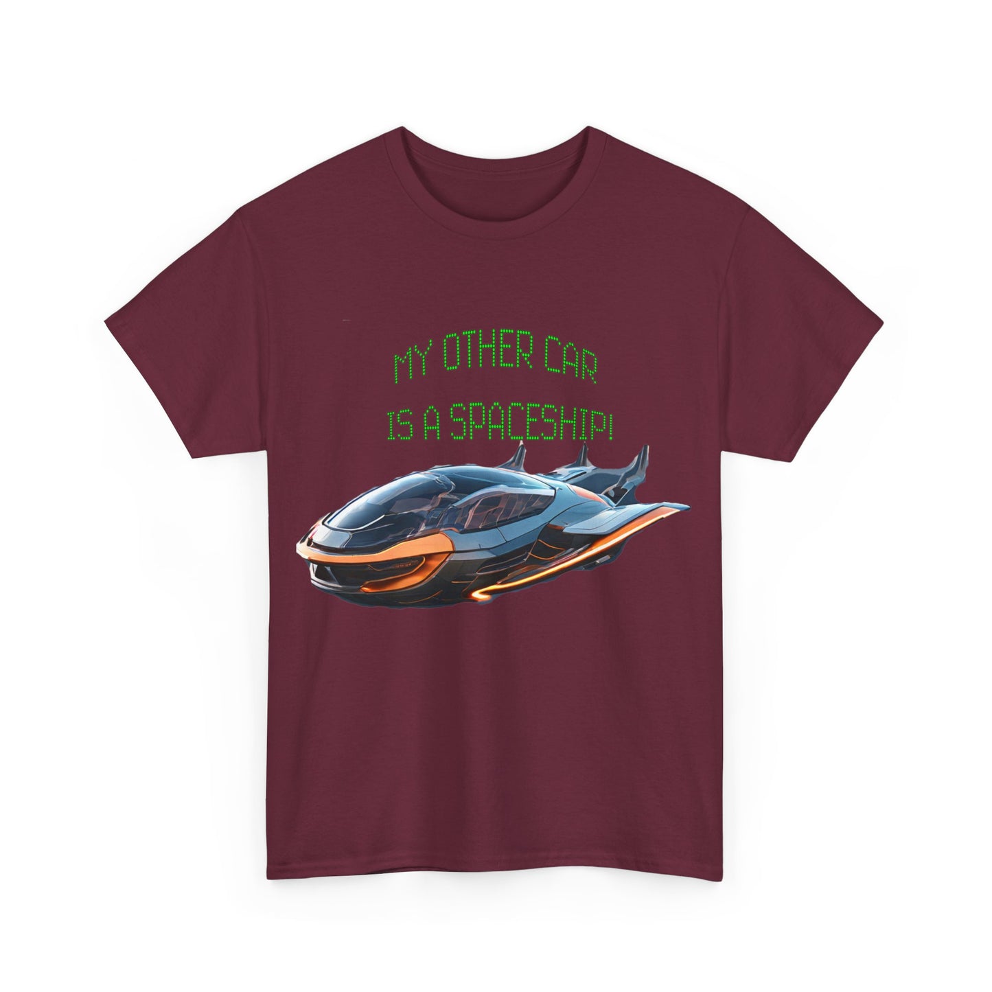 My Other Car Is A Spaceship Unisex Heavy Cotton Tee