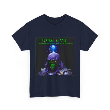 Pure Evil  Masters Of The Universe Skeletor Parody Unisex Heavy Cotton Tee