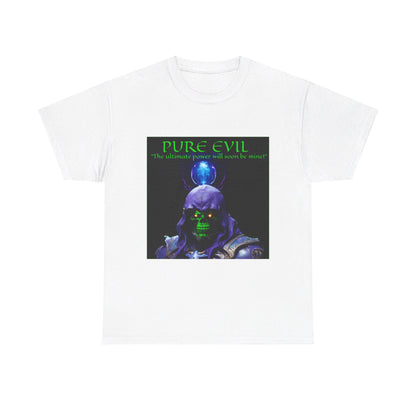 Pure Evil  Masters Of The Universe Skeletor Parody Unisex Heavy Cotton Tee