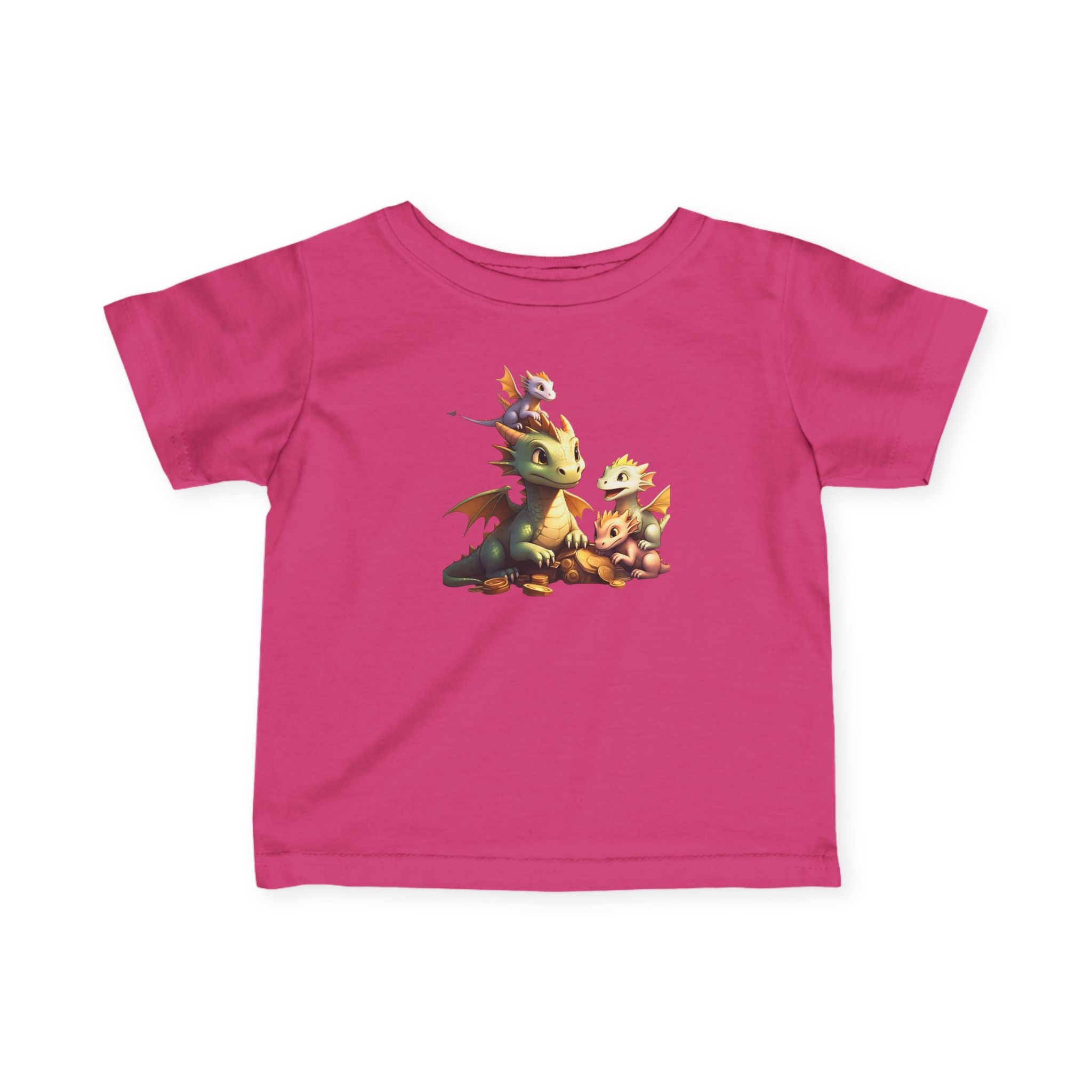 Whimsical Dragon Infant T-Shirt | Cute Baby Tee for Adventurous Kids