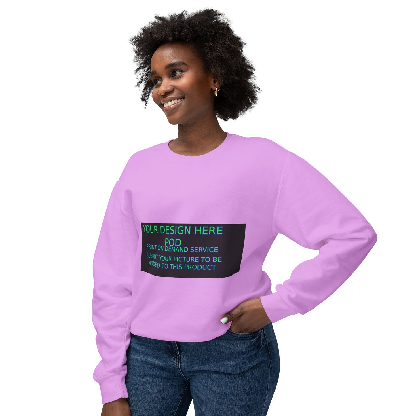 Unisex Lightweight Crewneck Sweatshirt