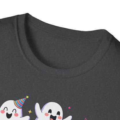 Ghoulish Fun T-Shirt, Ghost Theme Tee, Unisex Halloween Shirt, Cute Spooky Apparel, Fun Costume Idea, Party Outfit