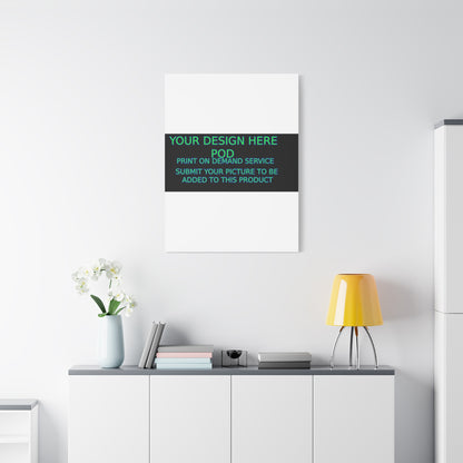 Custom Matte Canvas Print - Create Your Design