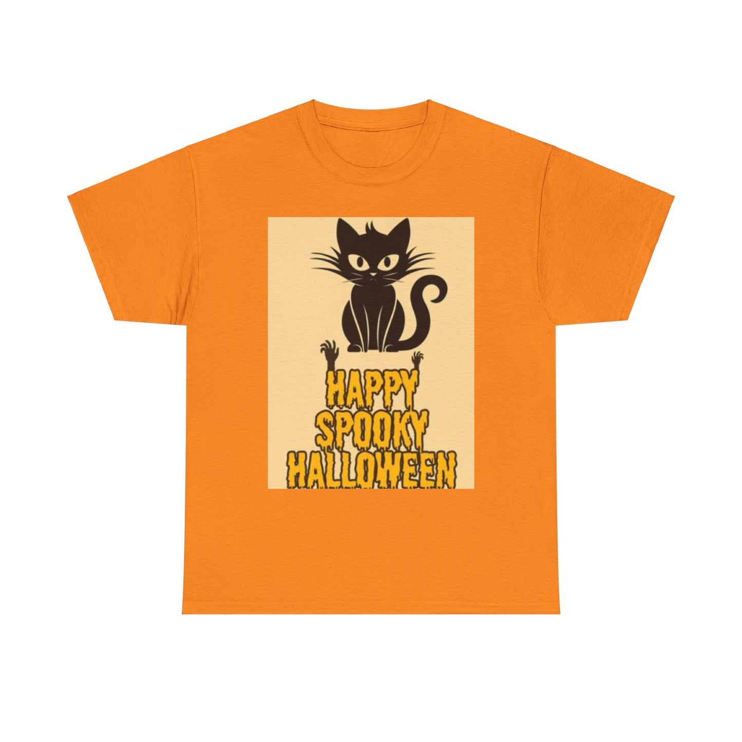 Happy Spooky Halloween Unisex Heavy Cotton Tee