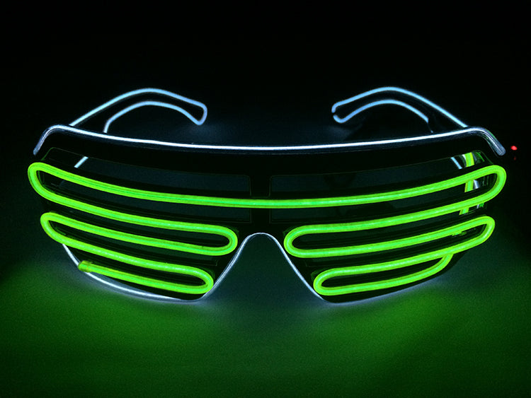 Newest LED Light Up Flashing Rave Shades