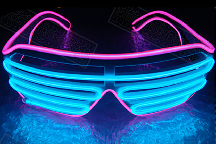 Newest LED Light Up Flashing Rave Shades