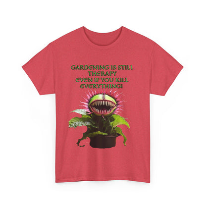 Gardening Is Therapy Unisex Heavy Cotton Tee