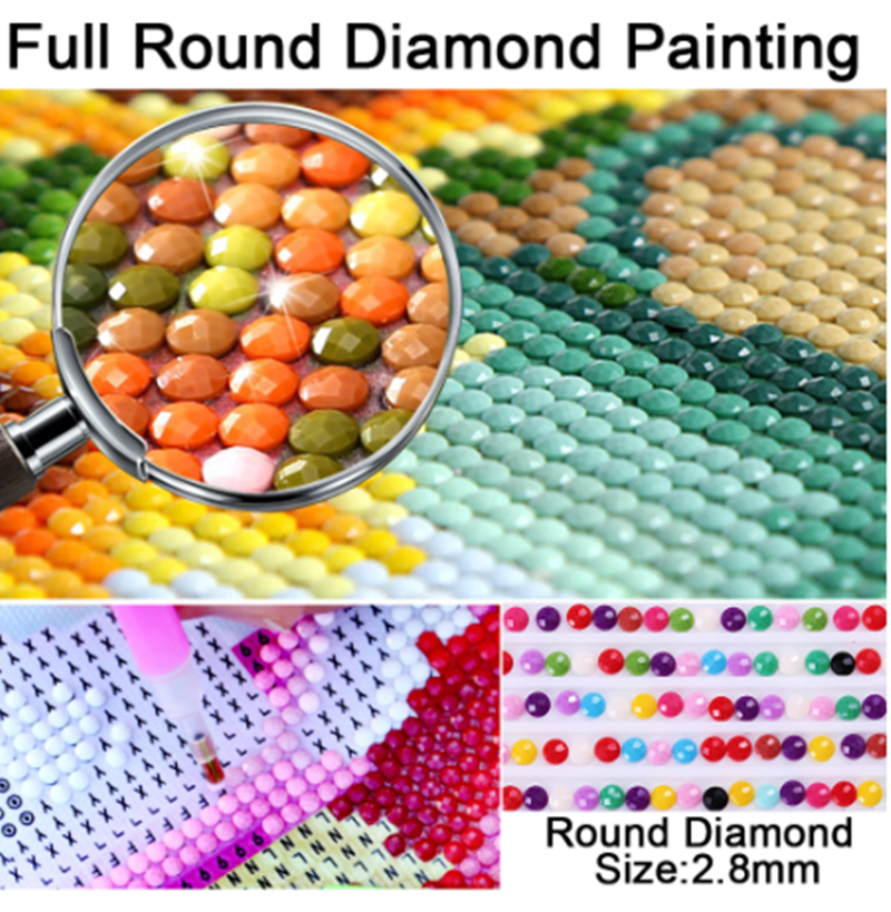 5D Full Diamond Diy Diamond Painting Round Diamond Square Diamond