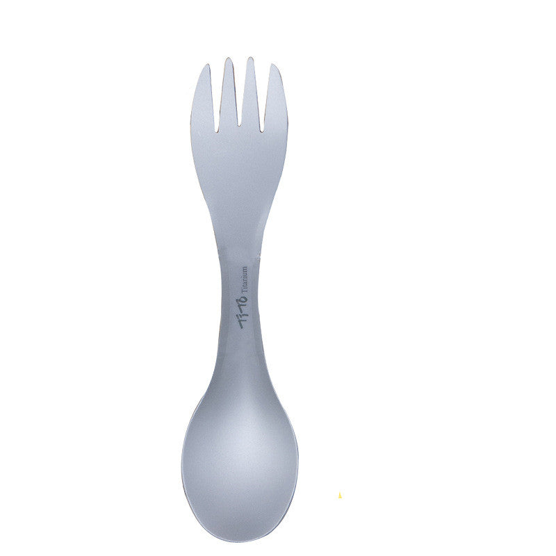 Pure Titanium Spoon Outdoor Titanium Alloy Titanium Spoon