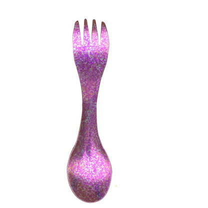 Pure Titanium Spoon Outdoor Titanium Alloy Titanium Spoon