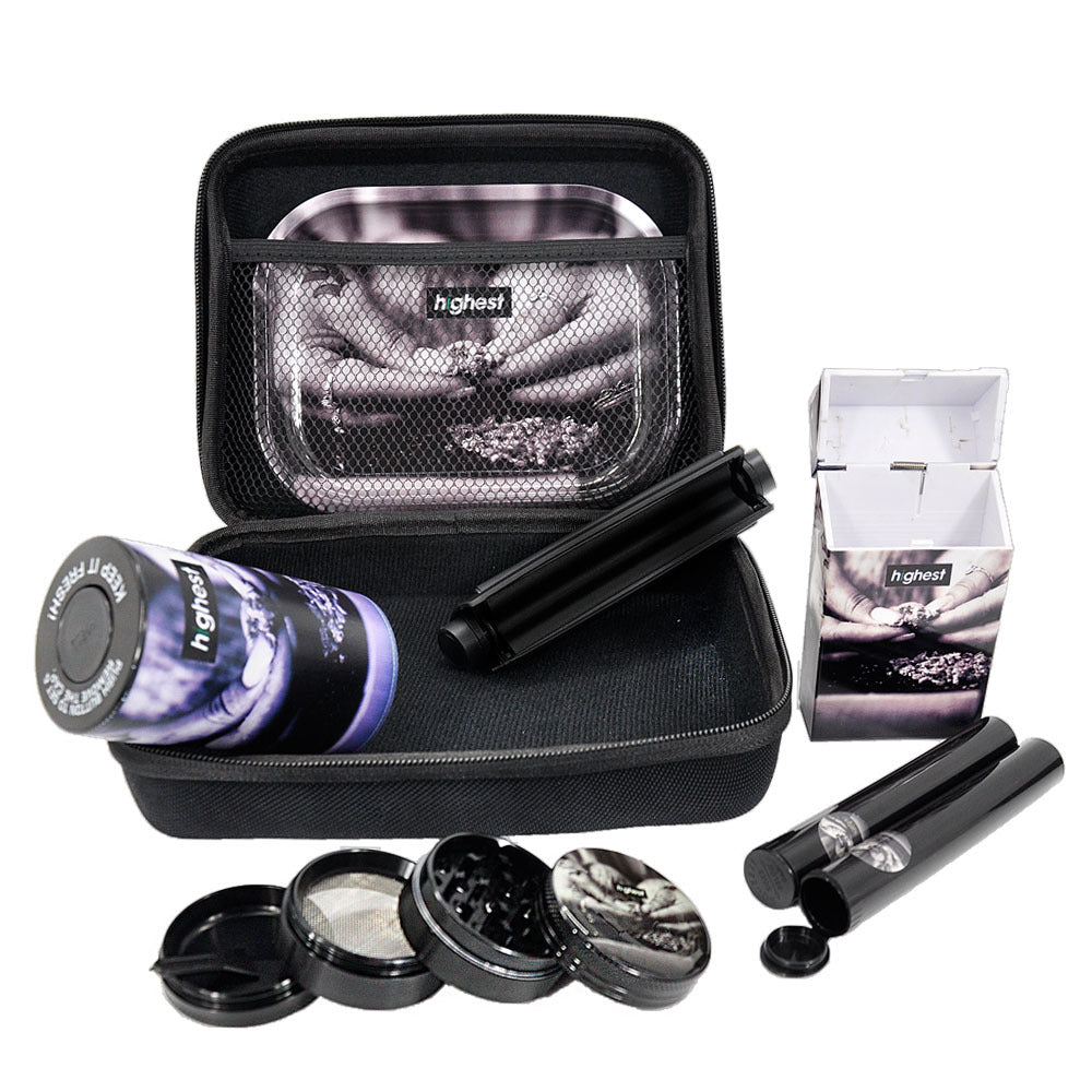 The New Smoking Set Contains Cigarette Tray, Cigarette Grinder, Storage Tank