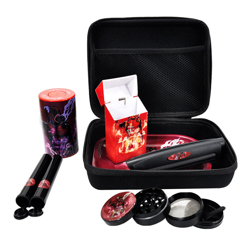 The New Smoking Set Contains Cigarette Tray, Cigarette Grinder, Storage Tank