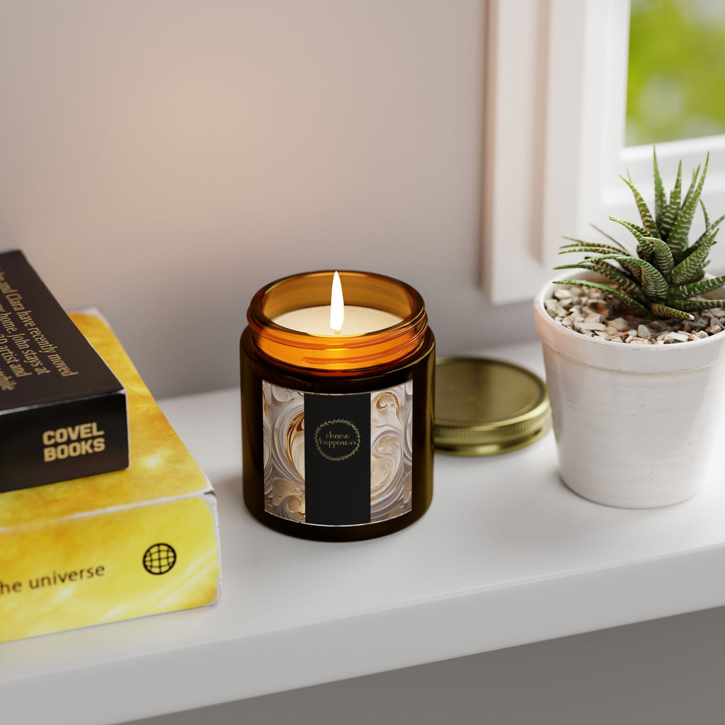 Choose Happiness - Coconut Apricot Wax (4oz & 9oz) - Aromatherapy Home Decor