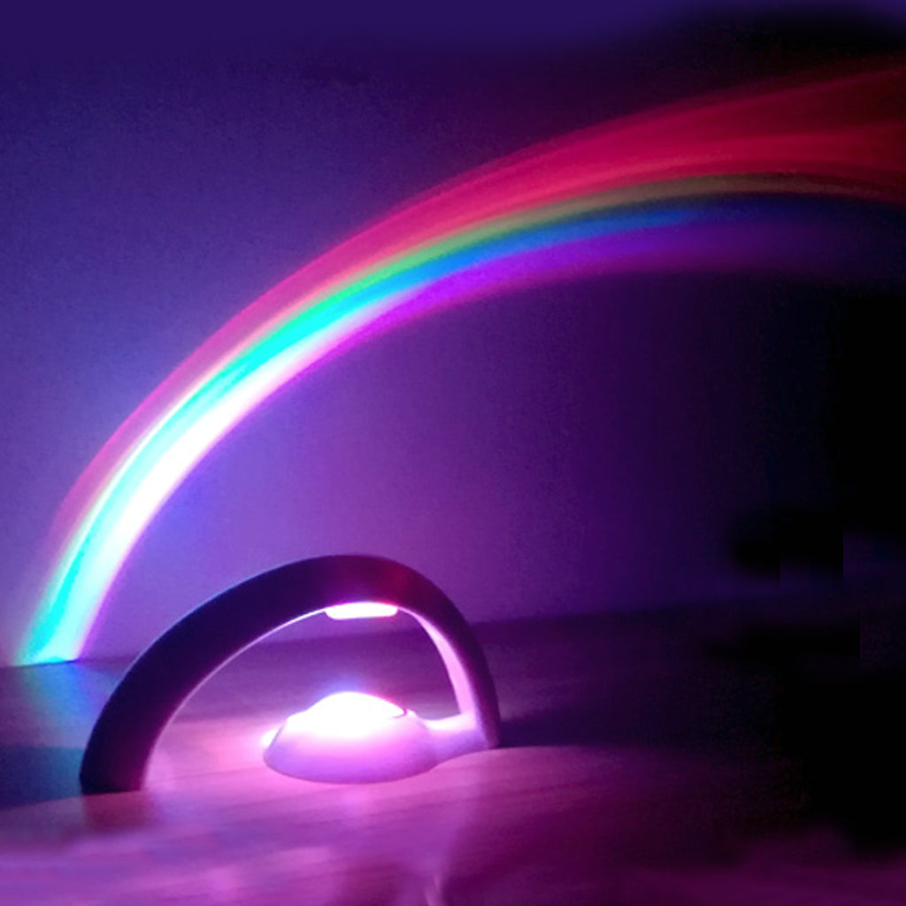 LED Colorful Rainbow Night Light Romantic Sky Rainbow Projection Lamp Bedroom Light Home Decoration