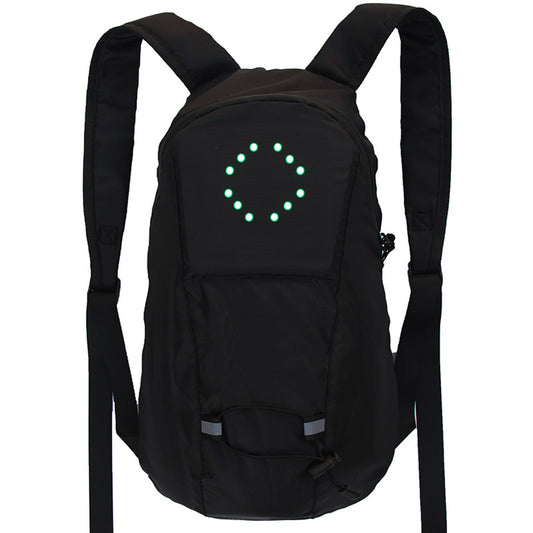 Remote Control LED Light-up Backpack Light-up Bag Turn Signal Backpack Safety Cycling