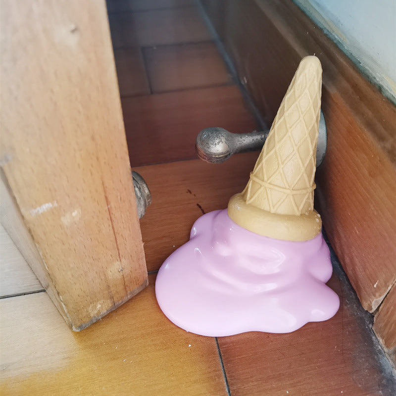 Creative Ice Cream Shape Silicone Door Stop