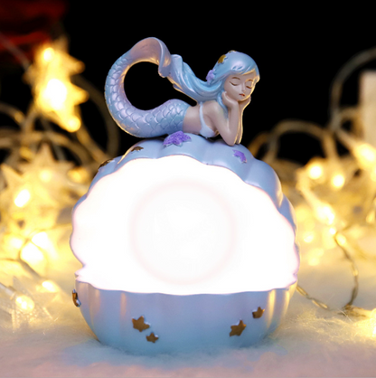 Wholesale Mermaid Creative Model Night Light Birthday Gift Decoration Girl Bedroom Bedside Desktop Creative Decoration