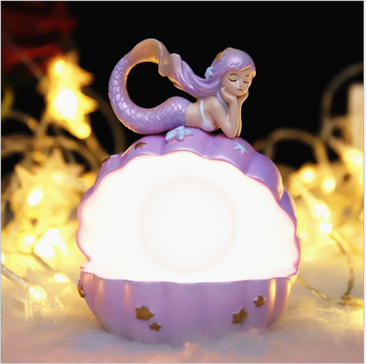 Wholesale Mermaid Creative Model Night Light Birthday Gift Decoration Girl Bedroom Bedside Desktop Creative Decoration