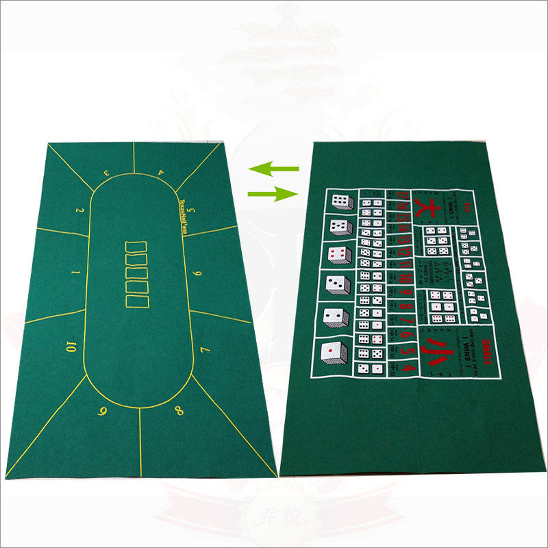 Double Sided Pattern Game Table Cloth Non Woven Texas Hold'Em Table Mat Table Cloth Card Mat