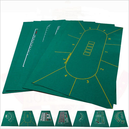 Double Sided Pattern Game Table Cloth Non Woven Texas Hold'Em Table Mat Table Cloth Card Mat