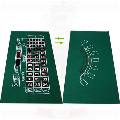 Double Sided Pattern Game Table Cloth Non Woven Texas Hold'Em Table Mat Table Cloth Card Mat