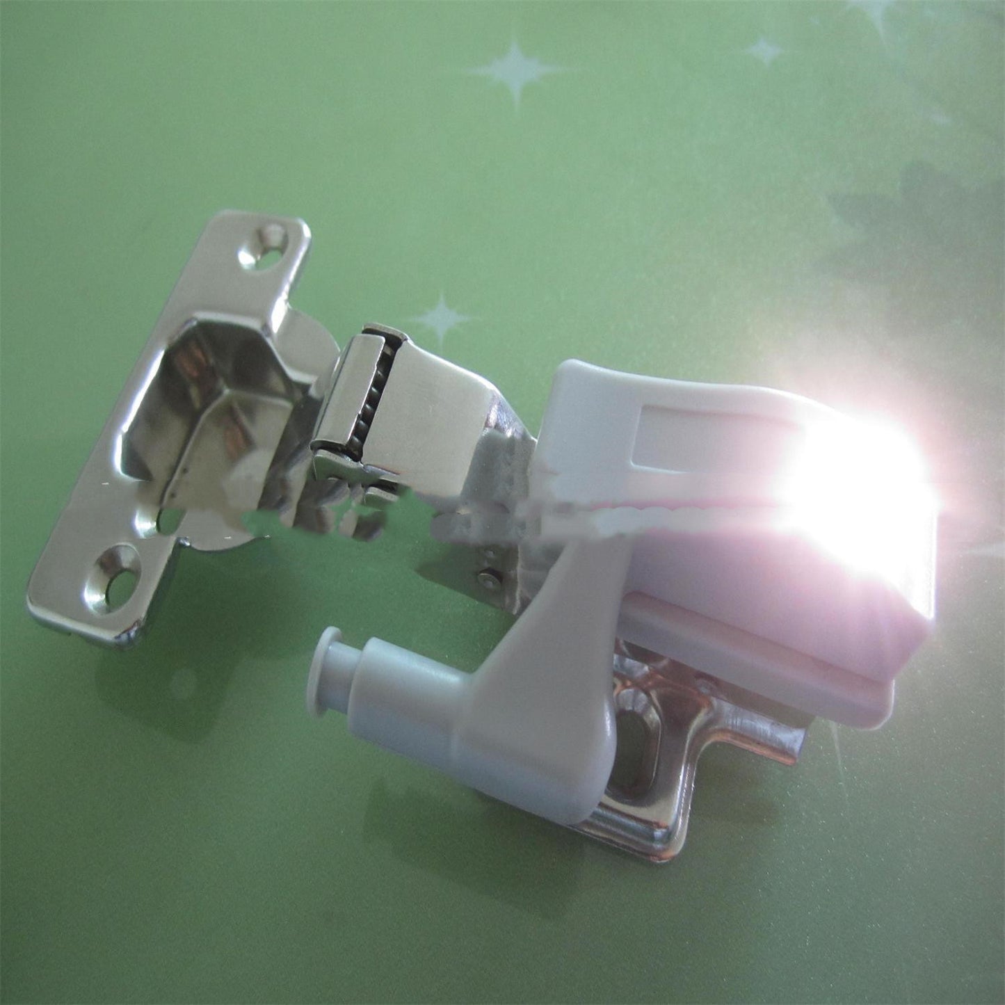 Warm White Light Cabinet Door Intelligent Induction Hydraulic Hinge Lamp