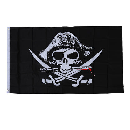 90 150cm Pirate Flag No 4 Skull Flag