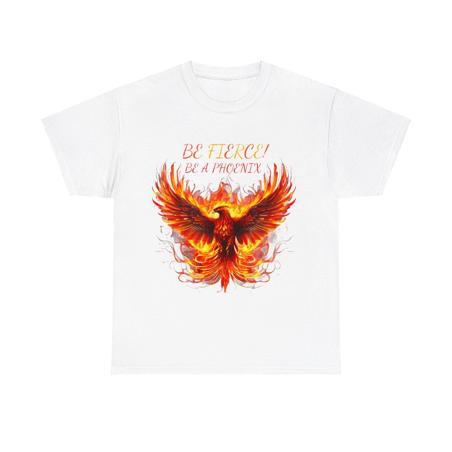 Fierce Like A Phoenix Unisex Heavy Cotton Tee