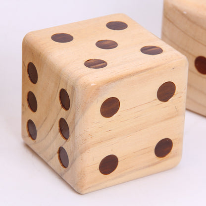 9cm Big Dice, Hot Stamping Points, Color Garden Fun, Large Dice Dice, Wooden Dice