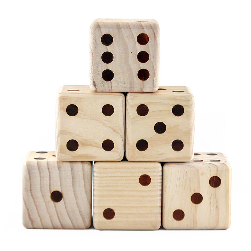 9cm Big Dice, Hot Stamping Points, Color Garden Fun, Large Dice Dice, Wooden Dice