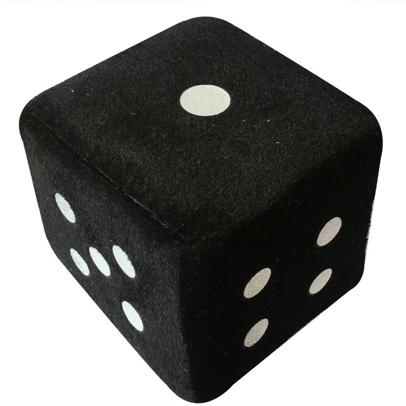 Cartoon Creative Sponge Dice Plush Dice Toy