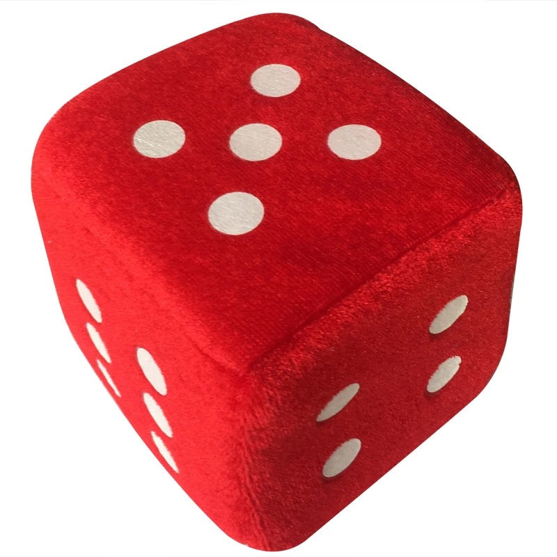 Cartoon Creative Sponge Dice Plush Dice Toy