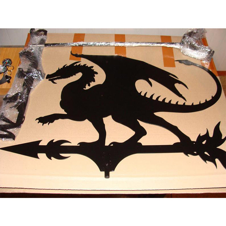 Stainless Steel Dragon Wind Vane Roof Decoration