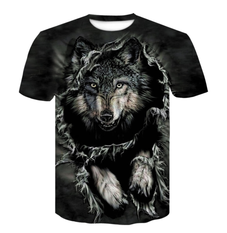 Digital Printing Casual Men's Short Sleeve