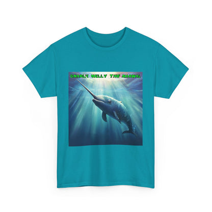 gNarly Nelly The Narwal Unisex Heavy Cotton Tee