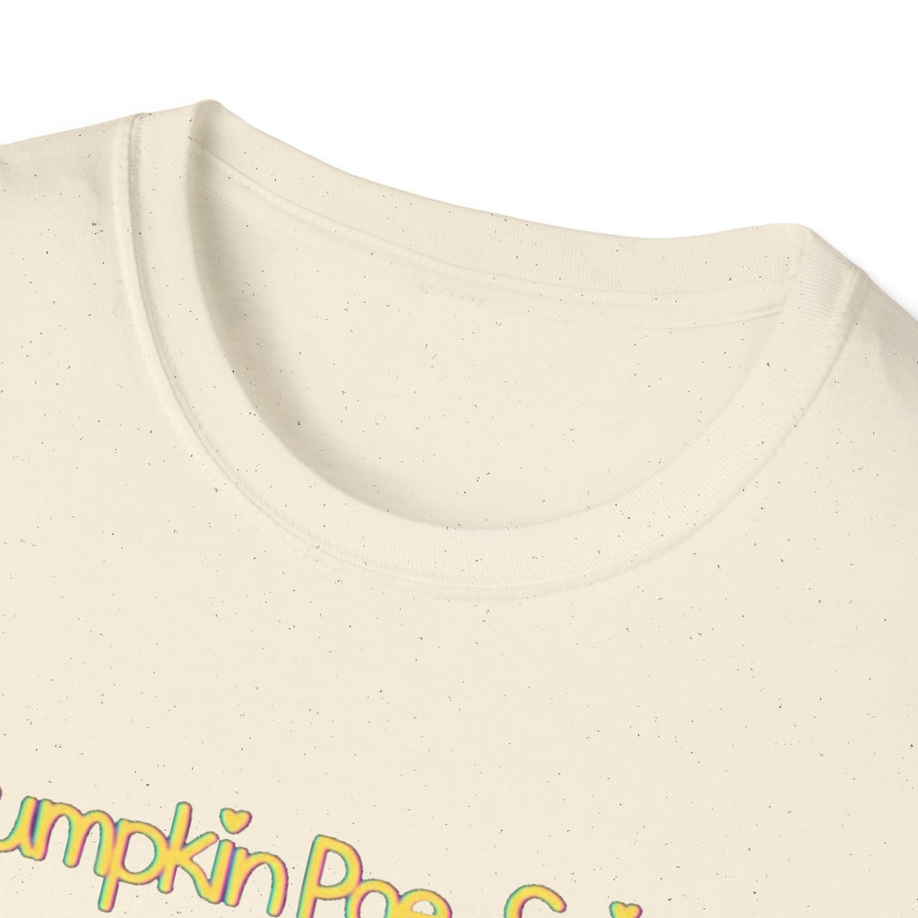 Pumpkin Poe-Spice Unisex Softstyle T-Shirt, Autumn Tee, Edgar Allan Poe Fans, Halloween Gift, Cozy Fall Apparel, Literary T-Shirt