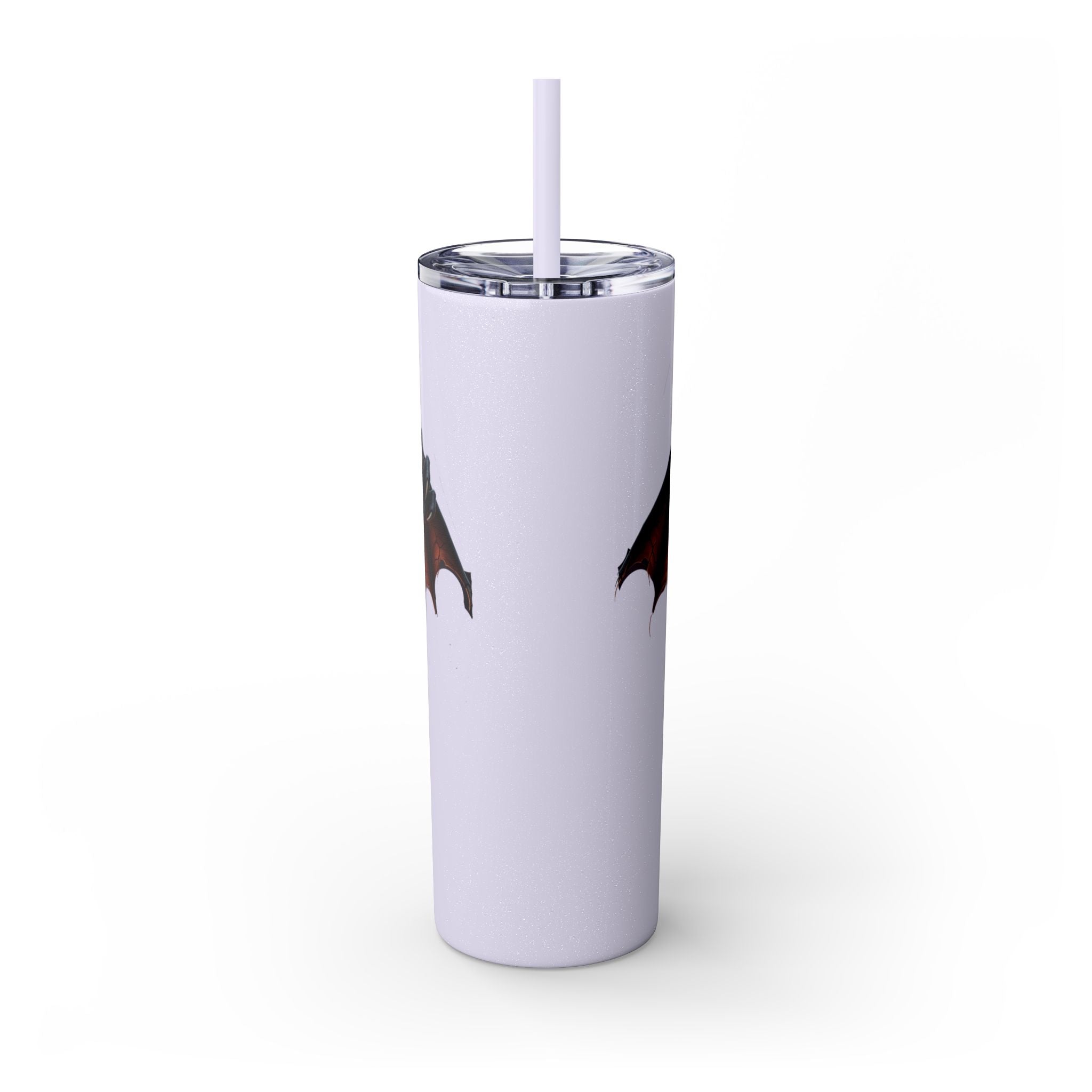 Halloween Gargoyle Skinny Tumbler with Straw, Spooky Drinkware, Perfect for Parties, Fall Decor, Trick or Treat Gifts