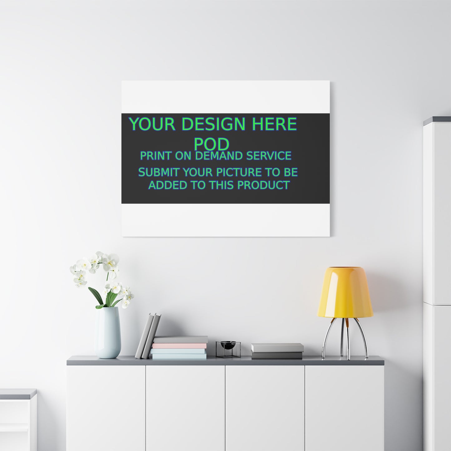 Custom Matte Canvas Print - Create Your Design